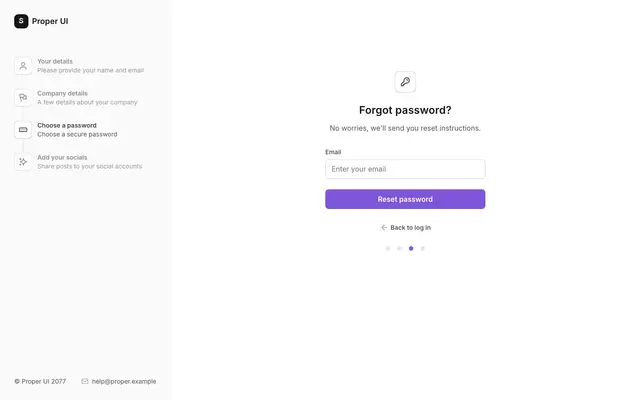 Step Sidebar Version