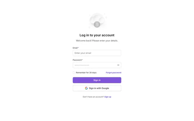 Login Simple Illustration