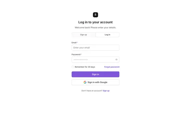 Login simple