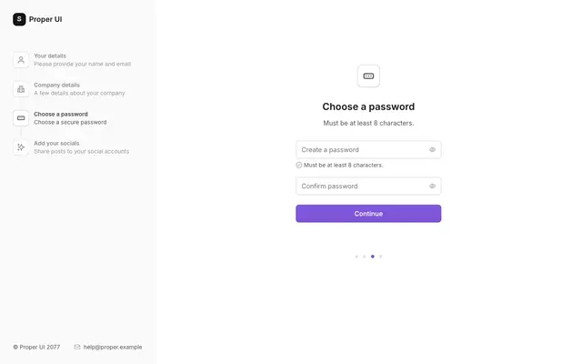Signup Sidebar Progress 01