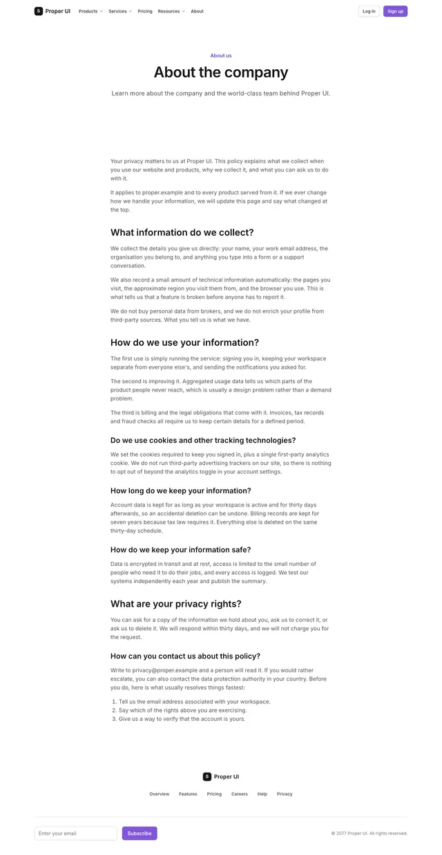 Legal page 01