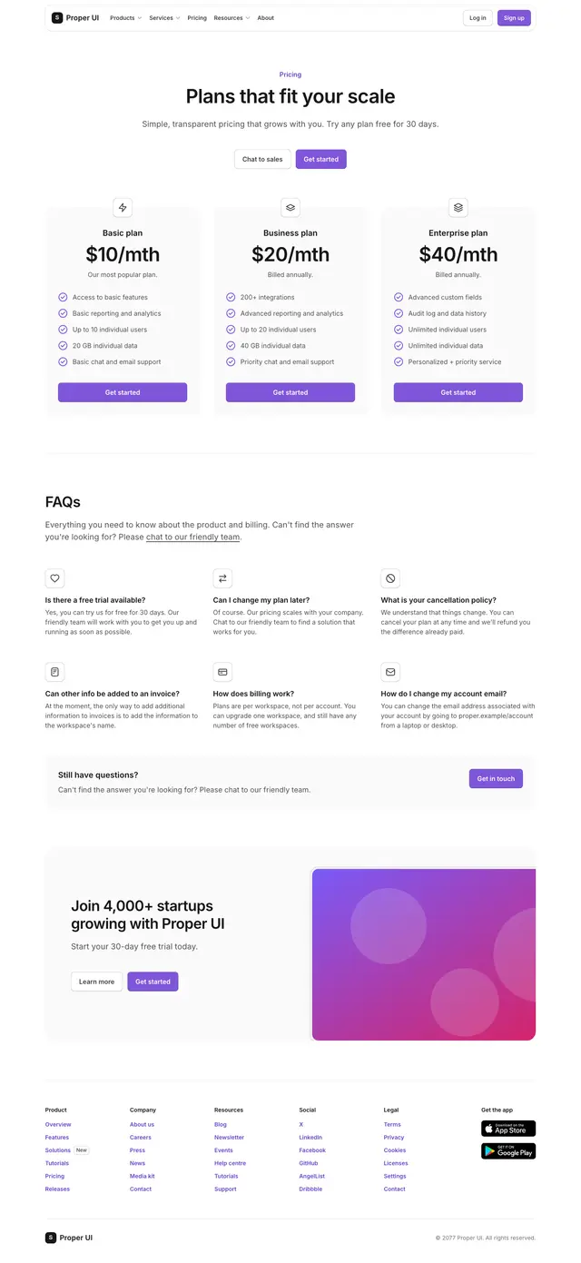 Pricing Page 10