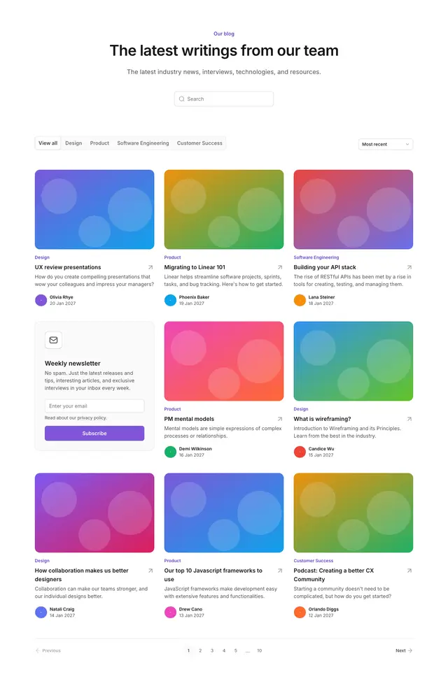 Blog Header Simple 01