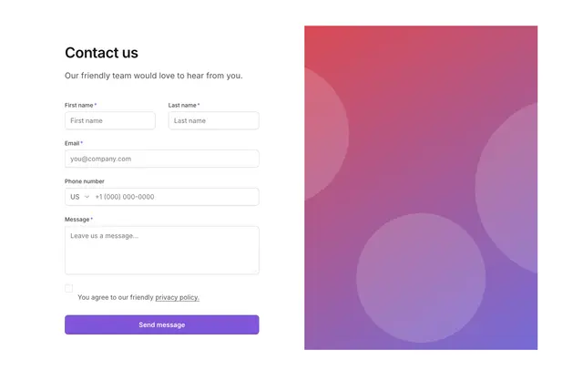 Contact Form And Image 01