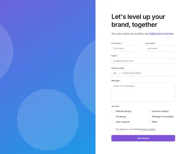 Contact Form And Image 02