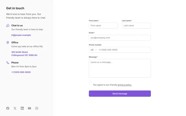Contact Simple Form 04