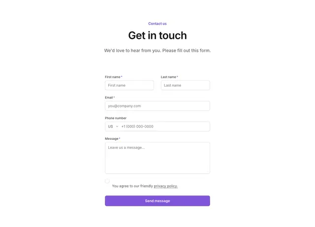 Contact Simple Form