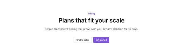 Header Centered Buttons