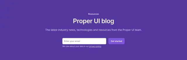 Header Centered Email Brand