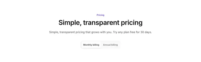 Header Centered Tabs