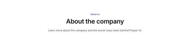 Header Centered