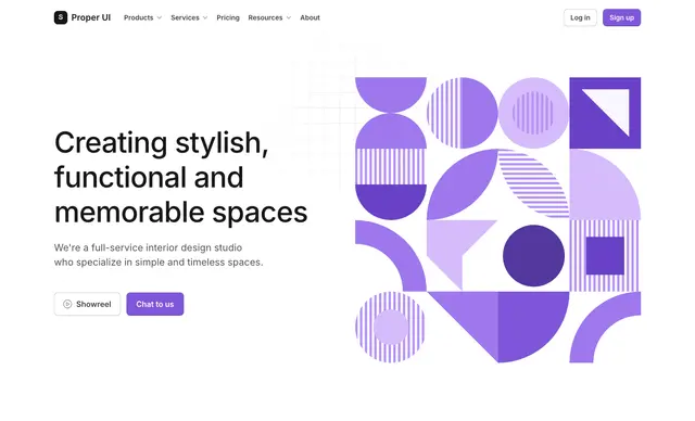 Hero Geometric Shapes 01