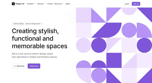 Hero Geometric Shapes 03