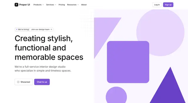 Hero Geometric Shapes 03