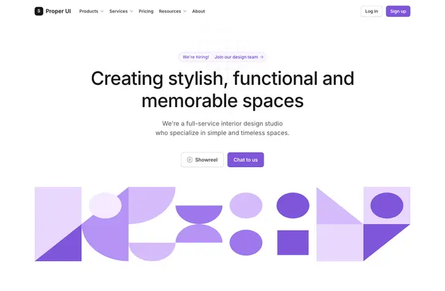 Hero Geometric Shapes 04