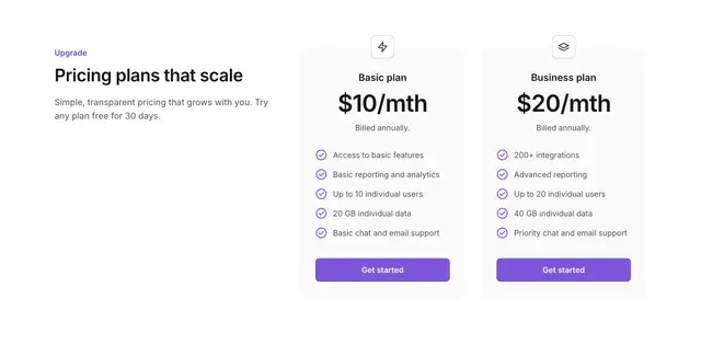 Pricing Section Featured Cards 03