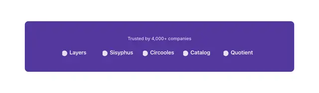 Social Proof Card Brand