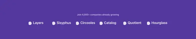 Social Proof Full Width Brand
