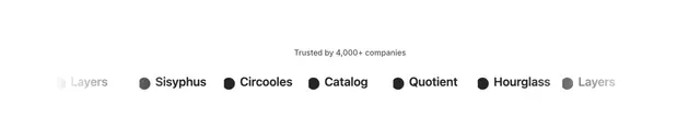 Social Proof Full Width Masked